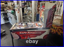 1976 Captain Fantastic And The Brown Dirt Cowboy Pinball Machine Fully Refurbish