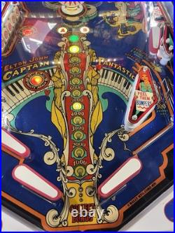 1976 Captain Fantastic And The Brown Dirt Cowboy Pinball Machine Fully Refurbish