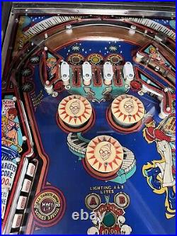 1976 Captain Fantastic And The Brown Dirt Cowboy Pinball Machine Fully Refurbish