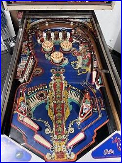 1976 Captain Fantastic And The Brown Dirt Cowboy Pinball Machine Fully Refurbish