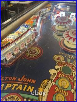 1976 Captain Fantastic And The Brown Dirt Cowboy Pinball Machine Fully Refurbish 1976 Captain Fantastic And The Brown Dirt Cowboy Pinball Machine Fully Refurbish