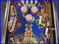 1976 Captain Fantastic And The Brown Dirt Cowboy Pinball Machine Fully Refurbish