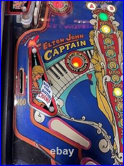 1976 Captain Fantastic And The Brown Dirt Cowboy Pinball Machine Fully Refurbish