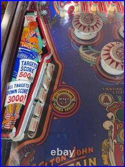 1976 Captain Fantastic And The Brown Dirt Cowboy Pinball Machine Fully Refurbish