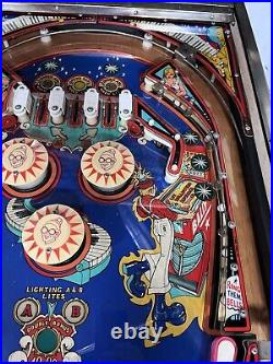 1976 Captain Fantastic And The Brown Dirt Cowboy Pinball Machine Fully Refurbish