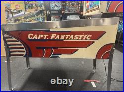 1976 Captain Fantastic And The Brown Dirt Cowboy Pinball Machine Fully Refurbish