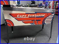 1976 Captain Fantastic And The Brown Dirt Cowboy Pinball Machine Fully Refurbish