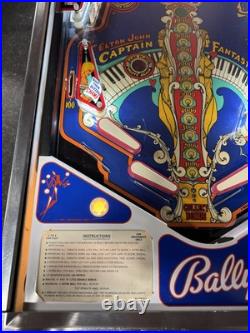 1976 Captain Fantastic And The Brown Dirt Cowboy Pinball Machine Fully Refurbish 1976 Captain Fantastic And The Brown Dirt Cowboy Pinball Machine Fully Refurbish