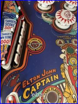 1976 Captain Fantastic And The Brown Dirt Cowboy Pinball Machine Fully Refurbish