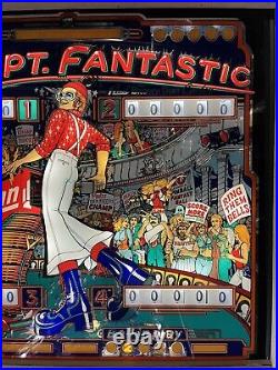 1976 Captain Fantastic And The Brown Dirt Cowboy Pinball Machine Prof Tech Leds