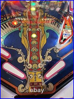 1976 Captain Fantastic And The Brown Dirty Cowboy Pinball Machine Prof Tech Leds