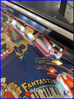 1976 Captain Fantastic And The Brown Dirty Cowboy Pinball Machine Prof Tech Leds