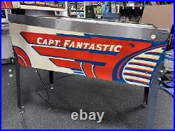 1976 Captain Fantastic And The Brown Dirty Cowboy Pinball Machine Prof Tech Leds