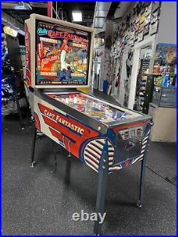 1976 Captain Fantastic And The Brown Dirty Cowboy Pinball Machine Prof Tech Leds