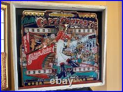 1976 Captain Fantastic Pinball Machine Elton John Tommy