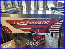 1976 Captain Fantastic Pinball Machine Elton John Tommy