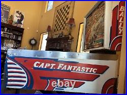 1976 Captain Fantastic Pinball Machine Elton John Tommy