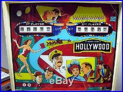 1976 Chicago Coin Hollywood Pinball Machine