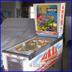 1976 Gottlieb Ship Ahoy Wedge Head Pinball A Beauty Working Completely Shopped