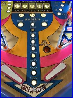 1977 Bally Black Jack Pinball Machine Looks Great Refurbished Blackjack 1977 Bally Black Jack Pinball Machine Looks Great Refurbished Blackjack