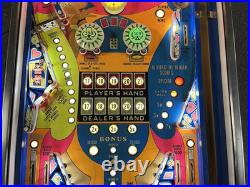 1977 Bally Black Jack Pinball Machine Looks Great Refurbished Blackjack 1977 Bally Black Jack Pinball Machine Looks Great Refurbished Blackjack