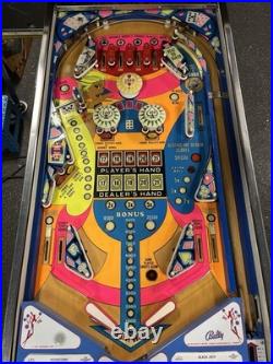 1977 Bally Black Jack Pinball Machine Looks Great Refurbished Blackjack 1977 Bally Black Jack Pinball Machine Looks Great Refurbished Blackjack