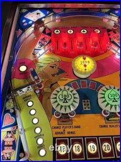 1977 Bally Black Jack Pinball Machine Looks Great Refurbished Blackjack 1977 Bally Black Jack Pinball Machine Looks Great Refurbished Blackjack