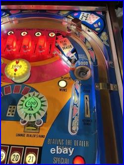 1977 Bally Black Jack Pinball Machine Looks Great Refurbished Blackjack 1977 Bally Black Jack Pinball Machine Looks Great Refurbished Blackjack