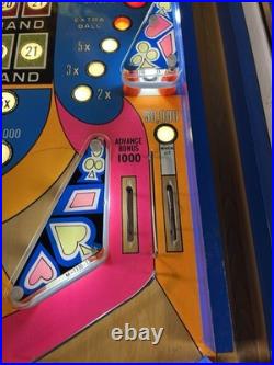 1977 Bally Black Jack Pinball Machine Looks Great Refurbished Blackjack 1977 Bally Black Jack Pinball Machine Looks Great Refurbished Blackjack