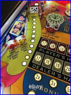 1977 Bally Black Jack Pinball Machine Looks Great Refurbished Blackjack 1977 Bally Black Jack Pinball Machine Looks Great Refurbished Blackjack