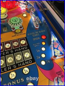 1977 Bally Black Jack Pinball Machine Looks Great Refurbished Blackjack 1977 Bally Black Jack Pinball Machine Looks Great Refurbished Blackjack
