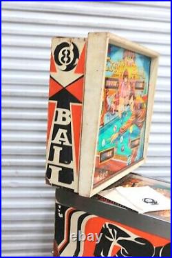 1977 Bally EIGHT BALL Pinball Machine- Fonzie Happy Days- Plays Great Read