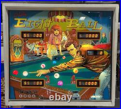 1977 Bally Eight Ball 8 Pinball Machine Prof Techs Plays Great Fonzie Happy Days