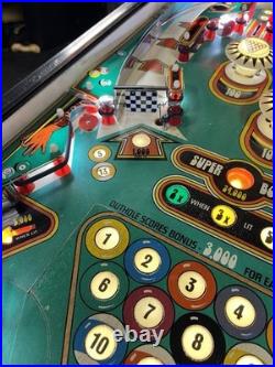 1977 Bally Eight Ball 8 Pinball Machine Prof Techs Plays Great Fonzie Happy Days
