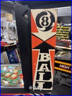 1977 Bally Eight Ball 8 Pinball Machine Prof Techs Plays Great Fonzie Happy Days