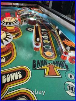 1977 Bally Eight Ball 8 Pinball Machine Prof Techs Plays Great Fonzie Happy Days