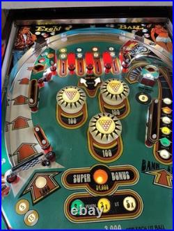 1977 Bally Eight Ball 8 Pinball Machine Prof Techs Plays Great Fonzie Happy Days