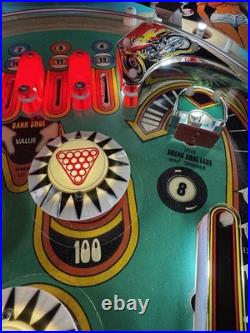 1977 Bally Eight Ball 8 Pinball Machine Prof Techs Plays Great Fonzie Happy Days