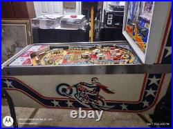 1977 Bally Evel Knievel Pinball Machine Rare Original Collectors Condition