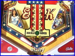 1977 Bally Evel Knievel Pinball Machine Rare Original Collectors Condition