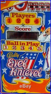 1977 Bally's Evel Knievel Pinball Machine