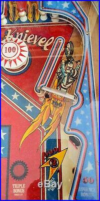 1977 Bally's Evel Knievel Pinball Machine
