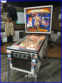 1977 Bally's Evel Knievel pinball machine