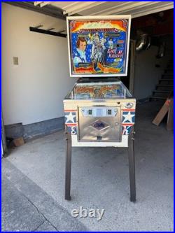 1977 Evil Knievel Pinball Machine, Good Condition