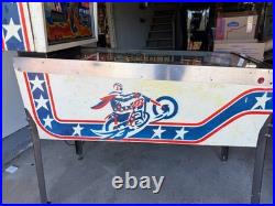 1977 Evil Knievel Pinball Machine, Good Condition