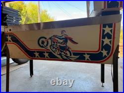 1977 Evil Knievel Pinball Machine, Good Condition