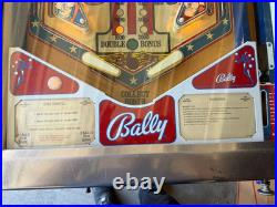 1977 Evil Knievel Pinball Machine, Good Condition