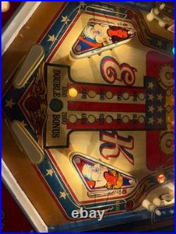 1977 Evil Knievel Pinball Machine, Good Condition