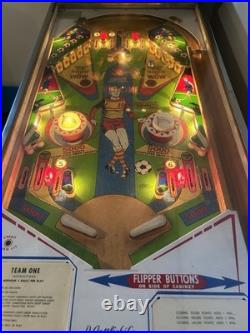 1977 Gottlieb Team One Vintage pinball machine Full Size