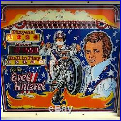1977 Original BALLY Evil Knievel Home Pinball Machine